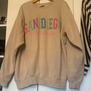 Beige San Diego California Sweatshirt
